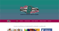 Desktop Screenshot of doublebgraphix.com